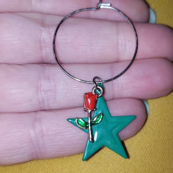 🧶handmade assorted wine glass charms - Picture 2 of 7